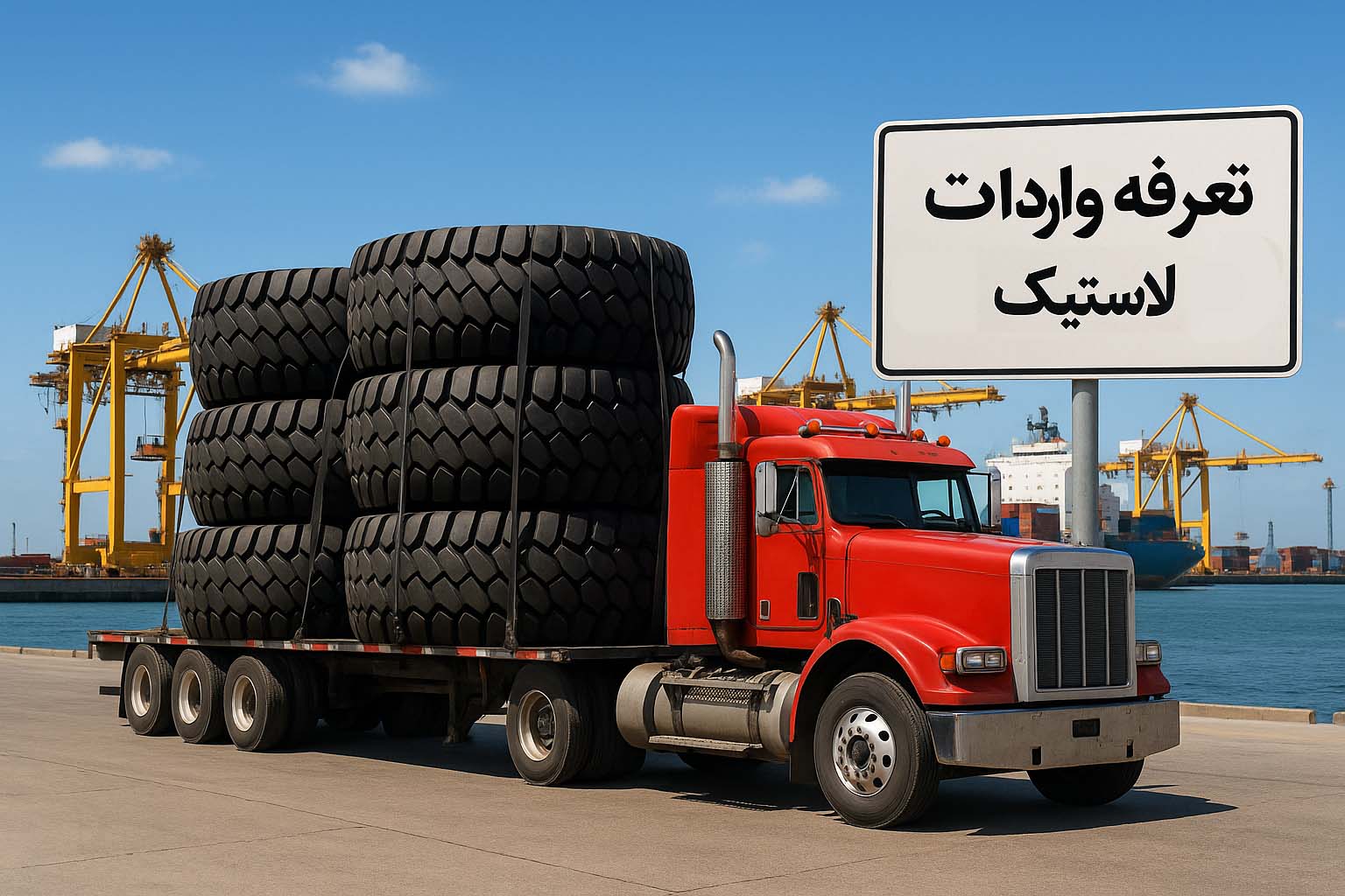تعرفه واردات لاستیک در ایران؛ همه‌چیز از قیمت تا قوانین پشت بندر