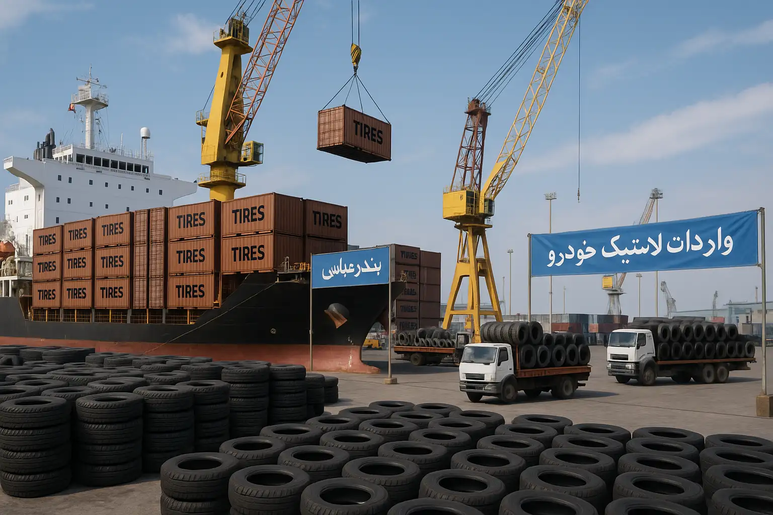 واردات لاستیک خودرو