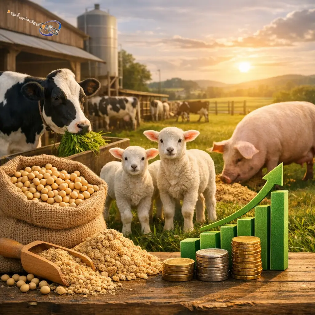 نقش کنجاله سویا وارداتی در افزایش بهره‌وری دامداری